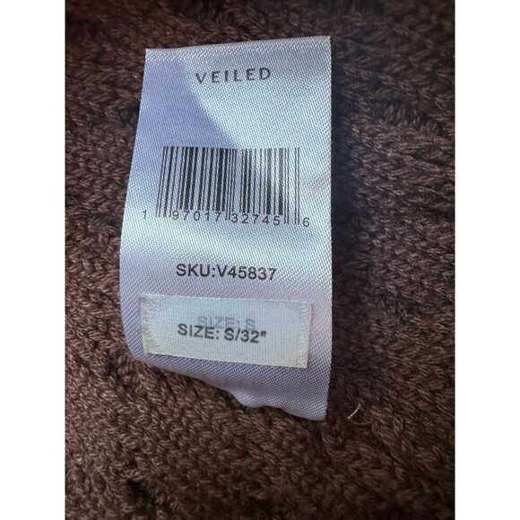 Veiled Vanessa Diamond Knit Wide Leg Pants -‎ Dark Brown small - Picture 8 of 9